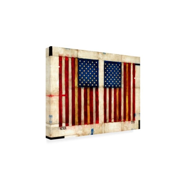 Daniel Patrick Kessler 'Flag Day' Canvas Art,35x47